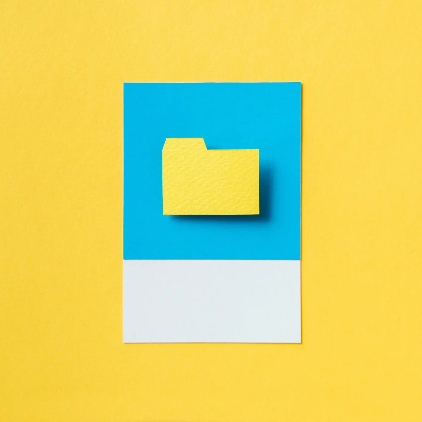 Иллюстрация иконки папки для файлов и документов